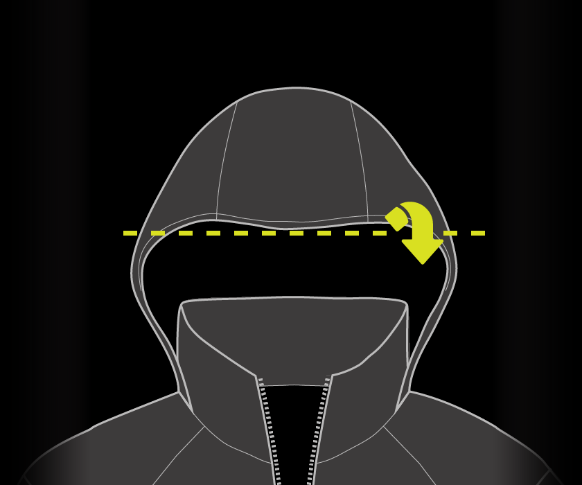 Best way to fold a Hood/Harness®equipped tactical jacket's hood to a